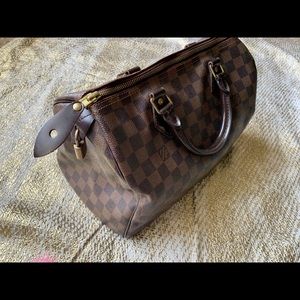 Authentic Louis Vuitton Speedy 30 Damier Ebene